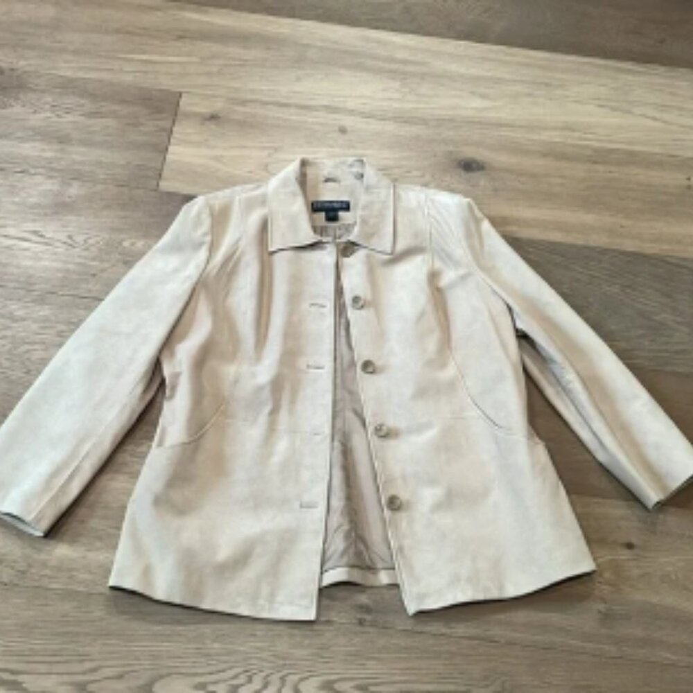 Bernardo Vintage Women's Camel/TanGenuine Leather/Suede Jacket XL